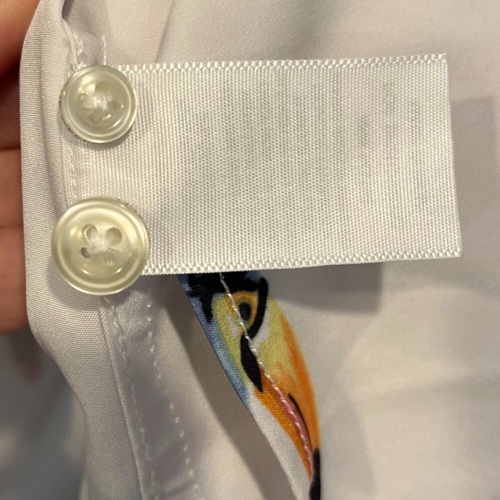 New Chubbies Men's Short Sleeve Popover Shirt - Parrot The Dude Where's Macaw - Picture 4 of 4